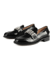 loft37 Leren mocassins "Invisible Empire" zwart