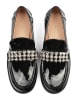 loft37 Leren mocassins "Invisible Empire" zwart