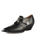 loft37 Leder-Slipper "Run A Red Light" in Schwarz