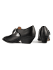 loft37 Leder-Slipper "Run A Red Light" in Schwarz
