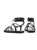 loft37 Leren sandalen "Rendezvous At Sunset" zwart