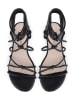 loft37 Leren sandalen "Rendezvous At Sunset" zwart