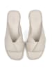 loft37 Leder-Pantoletten "Victory" in Creme