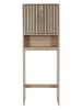 THE HOME DECO FACTORY Badezimmerschrank in Natur - (B)60 x (H)166 x (T)20 cm