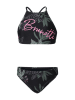 Brunotti Bikini "Camellia" w kolorze czarnym ze wzorem