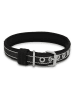 VOV & VUF Hundehalsband in Schwarz