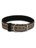 VOV & VUF Hundehalsband in Braun/ Khaki