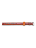 VOV & VUF Hundehalsband in Rot/ Orange