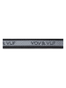 VOV & VUF Halsband zwart/grijs - (L)29 cm