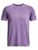 Under Armour Koszulka sportowa "Seamless Stride" w kolorze fioletowym