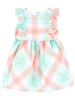 carter's Kleid in Rosa/ Hellblau