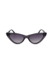 Karl Lagerfeld Damskie okulary przeciwsłoneczne w kolorze antracytowo-fioletowym