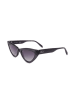 Karl Lagerfeld Damen-Sonnenbrille in Anthrazit/ Lila