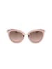 Guess Damskie okulary przeciwsłoneczne w kolorze beżowo-jasnobrązowym