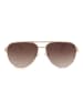 Guess Damen-Sonnenbrille in Gold/ Hellbraun
