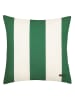 ESPRIT Kissenhülle "Neo" in Grün/ Weiß