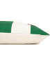 ESPRIT Kissenhülle "Neo" in Grün/ Weiß