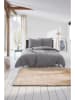 ESPRIT Flanellen beddengoedset "Scatter" antraciet