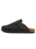 BABUNKERS Family Leder-Clogs in Schwarz