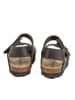 BABUNKERS Family Leder-Sandalen in Schwarz