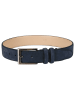 G.O.L.® FINEST COLLECTION Leren riem donkerblauw