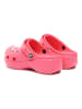 Crocs Chodaki "Classic Platform" w kolorze różowym