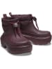Crocs Botki zimowe "Stomp Puff" w kolorze bordowym