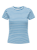 JDY Shirt in Blau/ Weiß