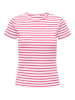 JDY Shirt in Pink/ Weiß