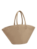 LIEBESKIND BERLIN Leren shopper beige - (B)77 x (H)35 x (D)25 cm