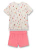 Sanetta Kidswear Piżama w kolorze kremowo-różowym