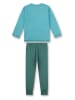 Sanetta Kidswear Pyjama in Türkis/ Grün
