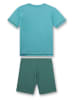 Sanetta Kidswear Pyjama in Blau/ Grün