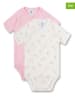 Sanetta 2er-Set: Bodys in Rosa/ Creme