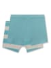 Sanetta 2-delige set: boxershorts turquoise