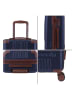 Pierre Cardin 3-delige hardcase-trolleyset donkerblauw