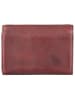 BULL & HUNT Leder-Geldbörse in Bordeaux - (B)14 x (H)10,5 x (T)2,5 cm