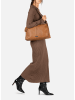 Burkely Leder-Schultertasche in Camel - (B)32 x (H)30 x (T)10 cm