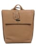 Burkely Leder-Rucksack in Hellbraun - (B)35 x (H)36 x (T)10 cm