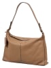 Burkely Leder-Schultertasche in Hellbraun - (B)32 x (H)30 x (T)10 cm
