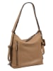 Burkely Leder-Schultertasche in Hellbraun - (B)40 x (H)28 x (T)10 cm