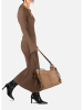 Burkely Leder-Schultertasche in Hellbraun - (B)40 x (H)28 x (T)10 cm