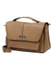 Burkely Leder-Henkeltasche in Hellbraun - (B)27 x (H)18 x (T)10 cm
