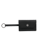 Burkely Leren sleutelhanger zwart - (B)10,5 x (H)7 x (D)1 cm