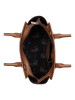 Burkely Leren handtas bruin - (B)36 x (H)25 x (D)14 cm