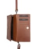 Burkely Leren smartphonetas bruin - (B)17 x (H)10 x (D)4 cm