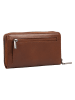 Burkely Leren portemonnee bruin - (B)14 x (H)8,5 x (D)2,5 cm