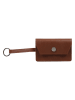 Burkely Leder-Schlüsselanhänger in Braun - (B)10,5 x (H)7 x (T)1 cm