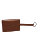 Burkely Leder-Schlüsselanhänger in Braun - (B)10,5 x (H)7 x (T)1 cm
