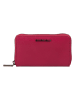 Burkely Leder-Geldbörse in Pink - (B)14 x (H)8,5 x (T)2,5 cm